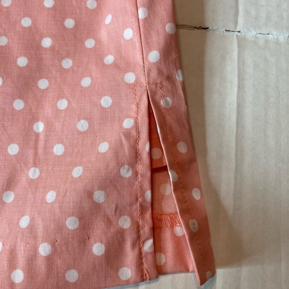 JN Apparel New York Womens Size 10 Petite Light Pink Skort with White Polka-Dots - Picture 3 of 9